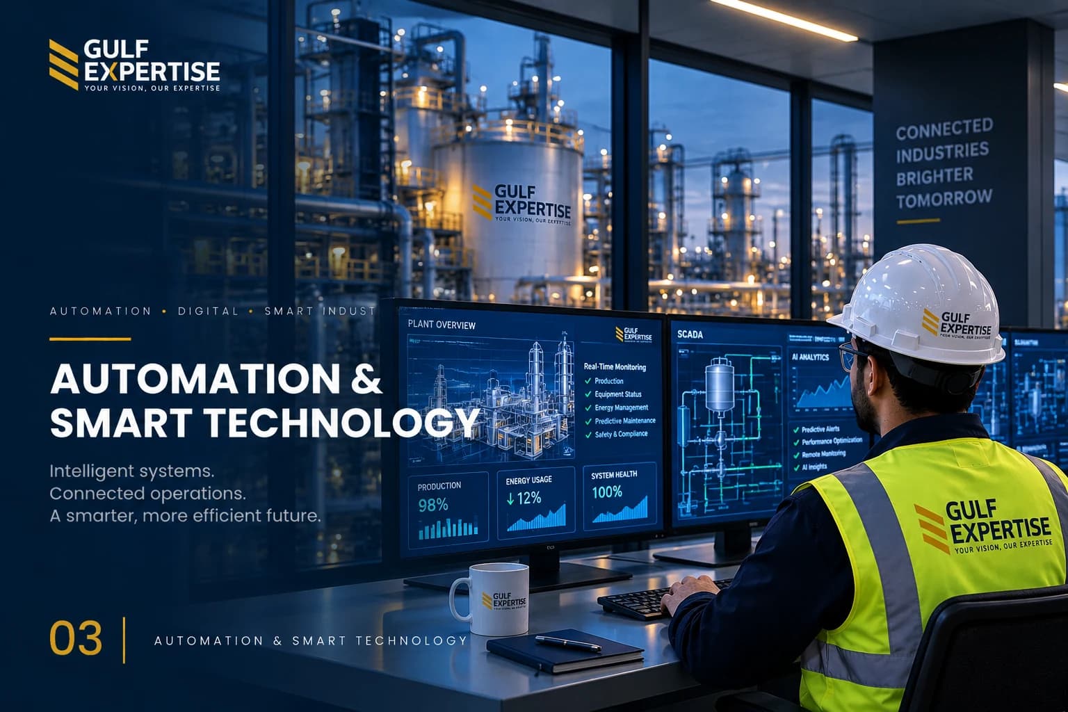 GEC industrial automation and smart technology control center