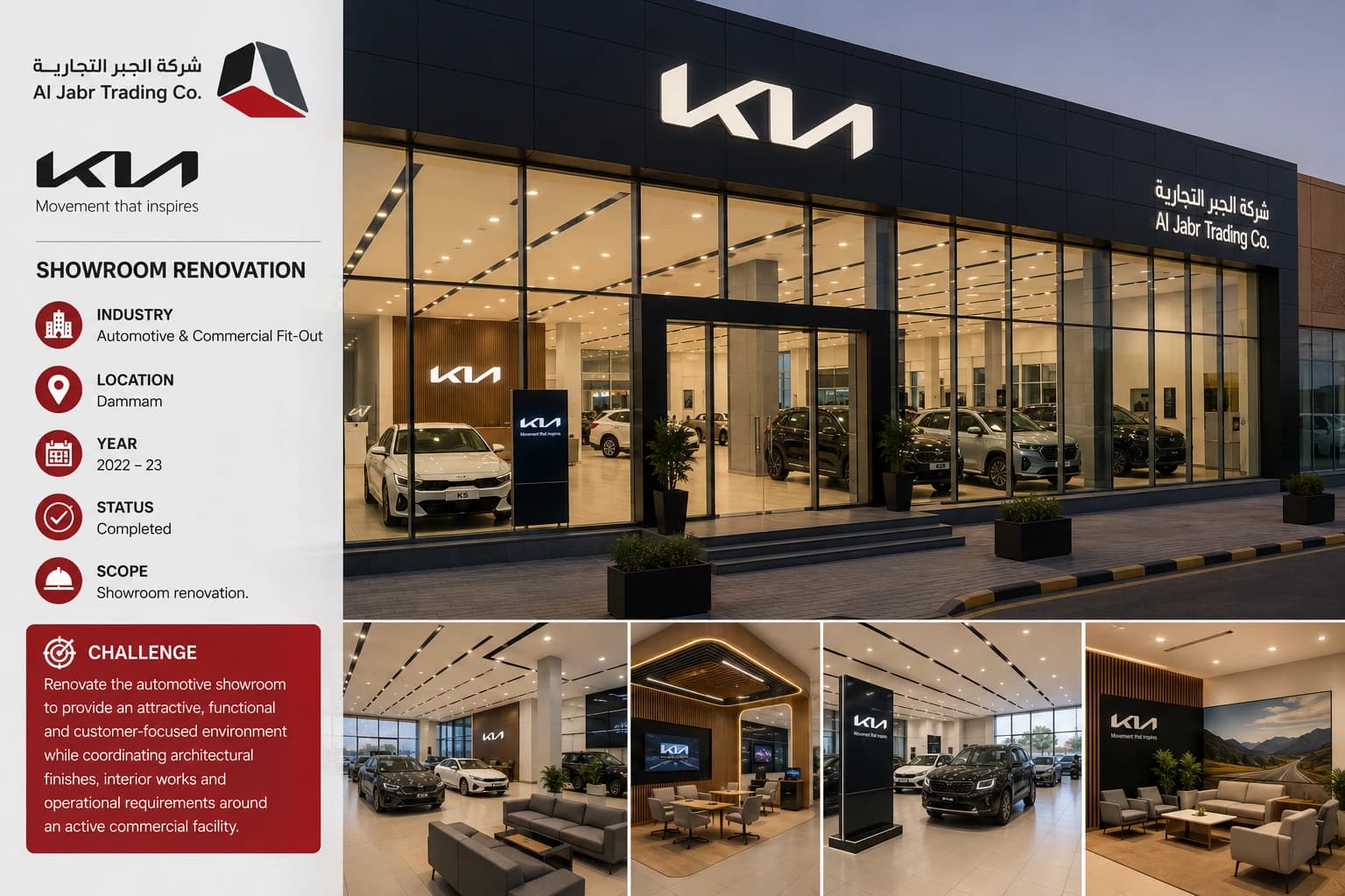 Al Jabr Trading Co. – Kia Motors project